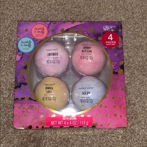 4 piece bath bomb set